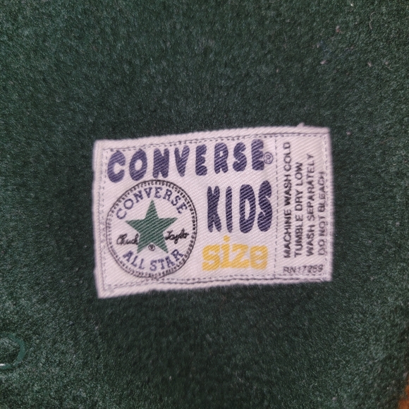 Vintage Converse Kids Green Bodysuit Boy 12 months - Picture 2 of 6